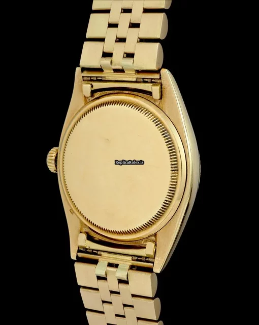 Unique Fake Rolex Datejust 6605 Automatic Movement 36mm Yellow Gold Case Mens/unisex Watch - Image 5