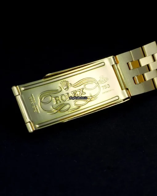 Unique Fake Rolex Datejust 6605 Automatic Movement 36mm Yellow Gold Case Mens/unisex Watch - Image 8