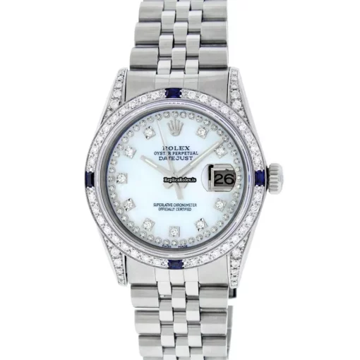 Swiss Replica Rolex Datejust Caliber 3035 Automatic Movement 36mm Steel Case Mens/unisex Watch - Image 2