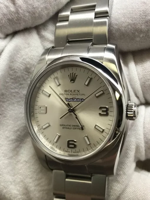 Design Replica Rolex Air King 114200 Caliber 3130 Automatic Movement 34mm Steel Case Watch - Image 2