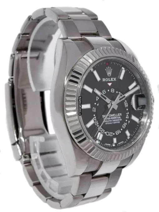 Unique Knockoff Rolex Sky-dweller 326939 Automatic Movement 42mm White Gold Case Mens/unisex Watch - Image 4