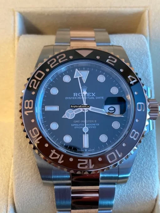 Superb Replica Rolex Gmt-master II 126711chnr Caliber 3285 Automatic Movement 40mm Gold/steel Case Mens/unisex Watch