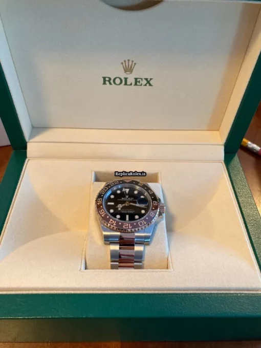 Superb Replica Rolex Gmt-master II 126711chnr Caliber 3285 Automatic Movement 40mm Gold/steel Case Mens/unisex Watch - Image 2