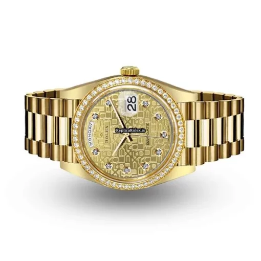 Inexpensive Replica Rolex Day-date 36 18038 Automatic Movement Mens/unisex Watch - Image 5