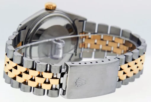 Neat Knockoff Rolex Datejust 16013 Caliber 3035 Automatic Movement 36mm Gold/steel Case Mens/unisex Watch - Image 6