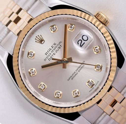 Defect Fake Rolex Datejust 116233 Automatic Movement 36mm Steel Case Mens/unisex Watch