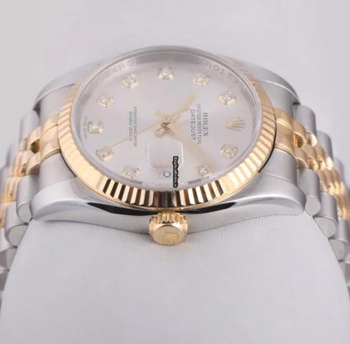 Defect Fake Rolex Datejust 116233 Automatic Movement 36mm Steel Case Mens/unisex Watch - Image 2