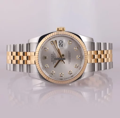 Defect Fake Rolex Datejust 116233 Automatic Movement 36mm Steel Case Mens/unisex Watch - Image 3