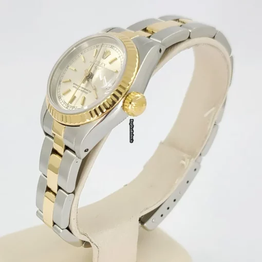 Excellent Replica Rolex Lady-datejust 69173 Caliber 2135 Automatic Movement 26mm Gold/steel Case Womens Watch - Image 2