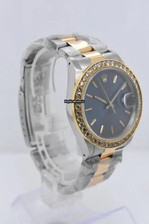 Excellent Copies Rolex Oyster Perpetual Date 15223 Caliber 3135 Automatic Movement 34mm Gold/steel Case Mens/unisex Watch - Image 3