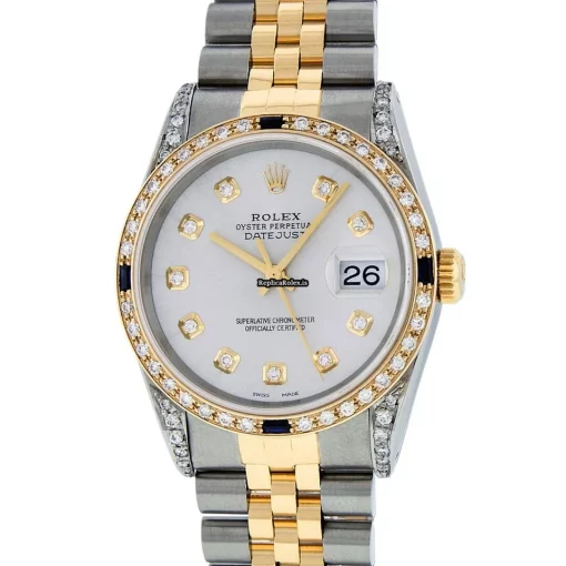 Stylish Replica Rolex Datejust 16013 Caliber 3035 Automatic Movement 36mm Gold/steel Case Mens/unisex Watch - Image 2