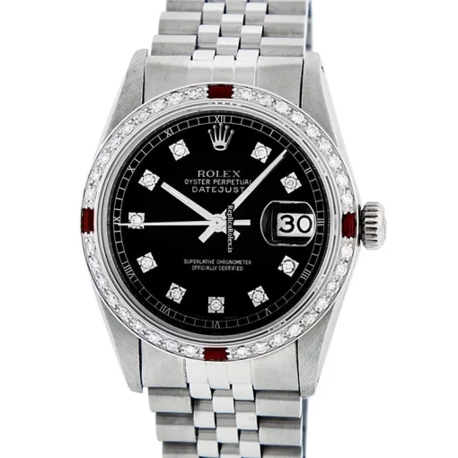 Beautiful Replica Rolex Datejust 16014 Caliber 3035 Automatic Movement 36mm Steel Case Mens/unisex Watch - Image 2