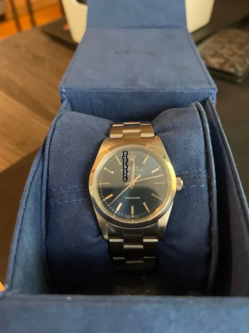 High-end Replica Rolex Air King Precision 14000 Caliber 3000 Automatic Movement 34mm Steel Case Mens/unisex Watch - Image 9