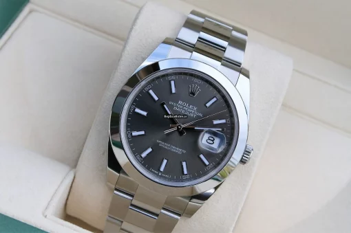 Aaa Fakes Rolex Datejust 126300 Caliber 3235 Automatic Movement 41mm Steel Case Mens/unisex Watch - Image 7