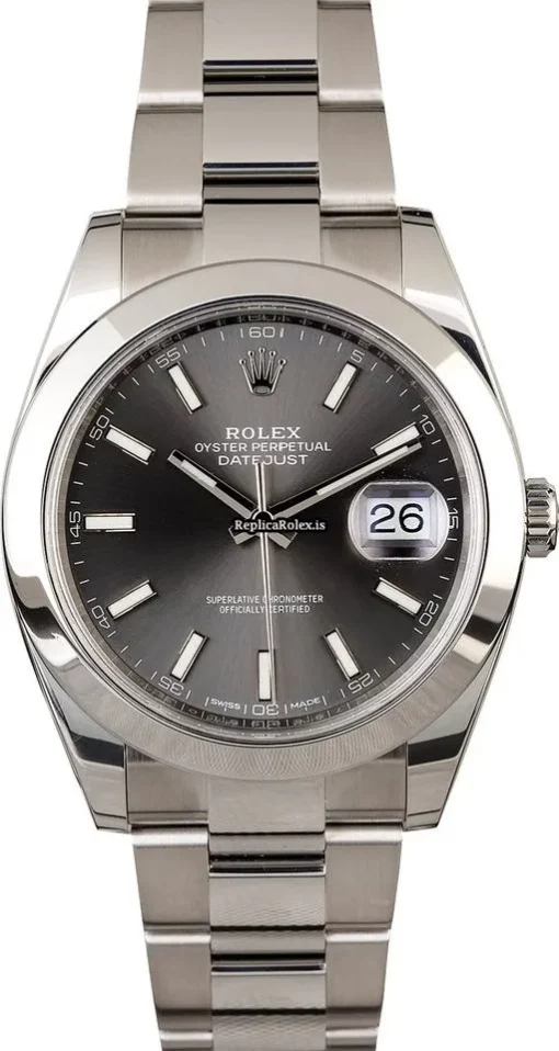Aaa Fakes Rolex Datejust 126300 Caliber 3235 Automatic Movement 41mm Steel Case Mens/unisex Watch - Image 8