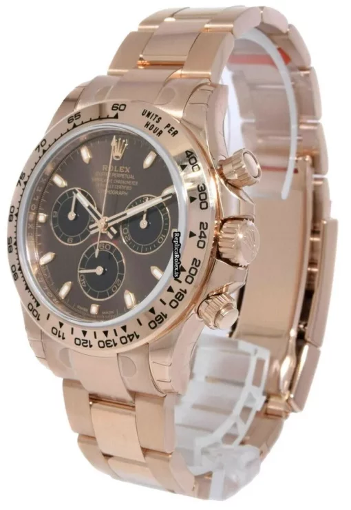 Incredible Replica Rolex Daytona 116505 Automatic Movement 40mm Rose Gold Case Watch - Image 9