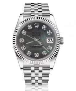 Well Made Fake Rolex Datejust 16030 Automatic Movement 36mm Steel Case Mens/unisex Watch