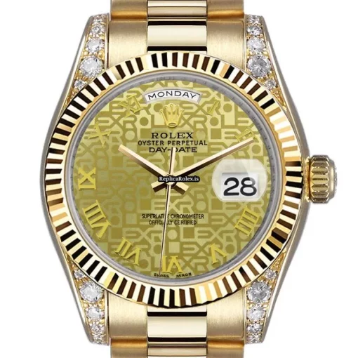 Defect Replica Rolex Day-date 36 18038 Automatic Movement Mens/unisex Watch