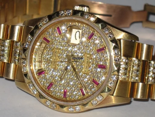 Unique Replica Rolex Day-date Self Winding Automatic 36mm Yellow Gold Case Mens/unisex Watch