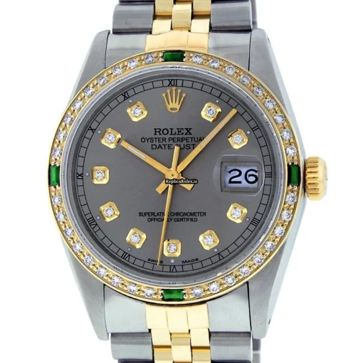 Affordable Replica Rolex Datejust 16013 Caliber 3035 Automatic Movement 36mm Gold/steel Case Mens/unisex Watch