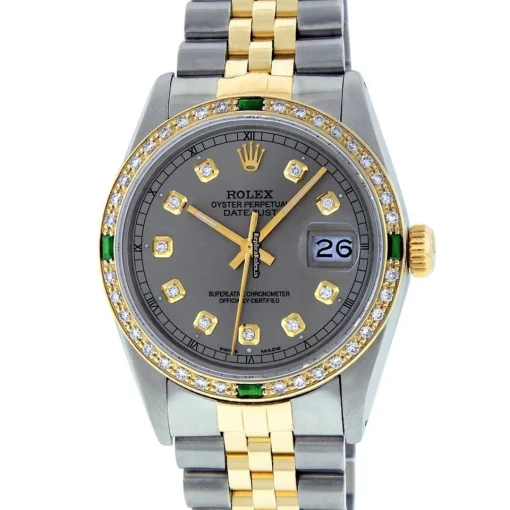 Affordable Replica Rolex Datejust 16013 Caliber 3035 Automatic Movement 36mm Gold/steel Case Mens/unisex Watch - Image 2