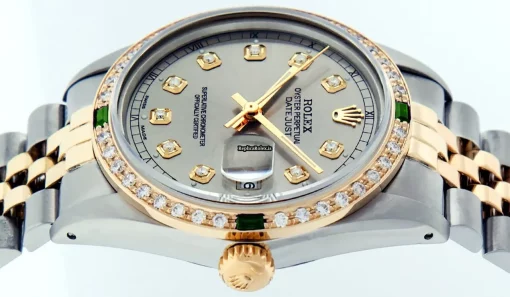 Affordable Replica Rolex Datejust 16013 Caliber 3035 Automatic Movement 36mm Gold/steel Case Mens/unisex Watch - Image 8