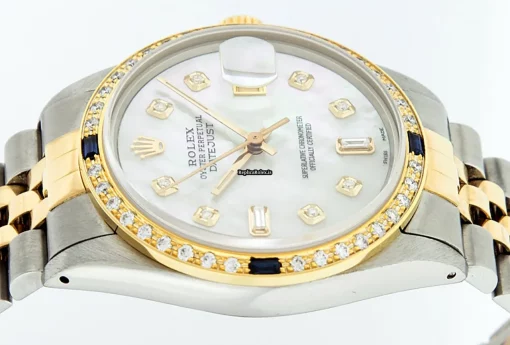 Incredible Replica Rolex Datejust 16013 Caliber 3035 Automatic Movement 36mm Gold/steel Case Mens/unisex Watch - Image 9