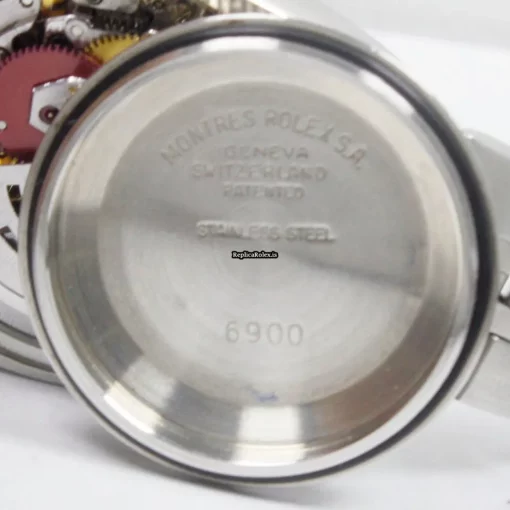 Quality Replica Rolex Oyster Perpetual Lady Date 6900 Caliber 2030 Automatic Movement 25x34mm Steel Case Womens Watch - Image 10