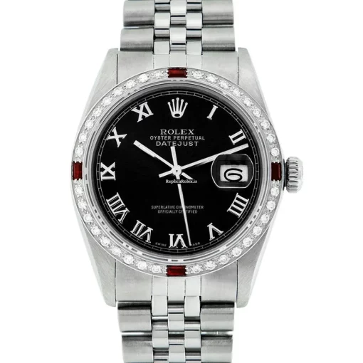 Durable Fake Rolex Datejust Caliber 3035 Automatic Movement 36mm Steel Case Mens/unisex Watch - Image 2