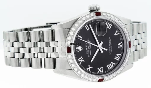 Durable Fake Rolex Datejust Caliber 3035 Automatic Movement 36mm Steel Case Mens/unisex Watch - Image 3