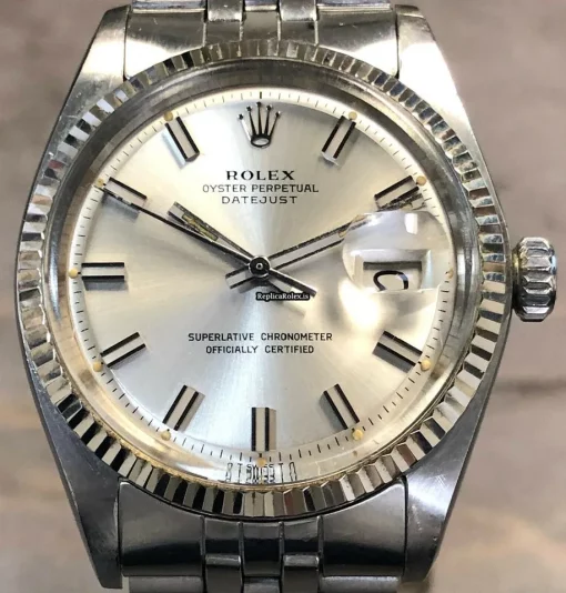 Defect Fake Rolex Datejust 1601 Automatic Movement 36mm Steel Case Mens/unisex Watch