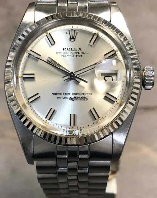 Defect Fake Rolex Datejust 1601 Automatic Movement 36mm Steel Case Mens/unisex Watch - Image 2