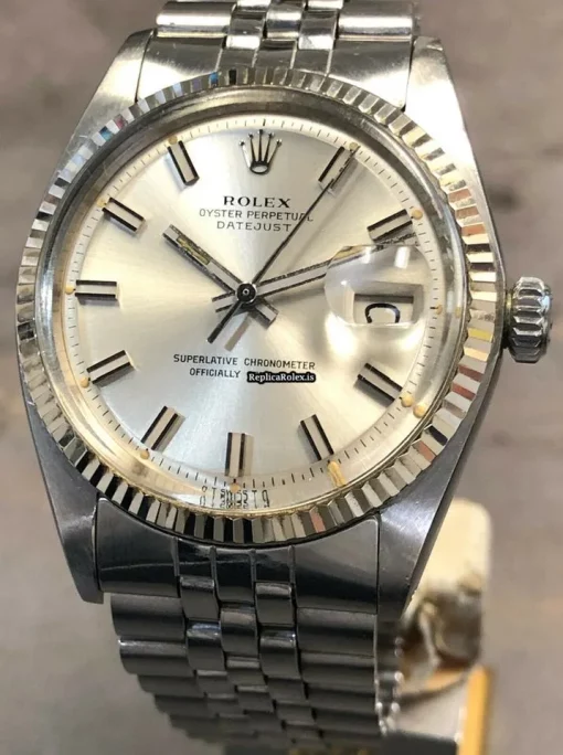 Defect Fake Rolex Datejust 1601 Automatic Movement 36mm Steel Case Mens/unisex Watch - Image 3
