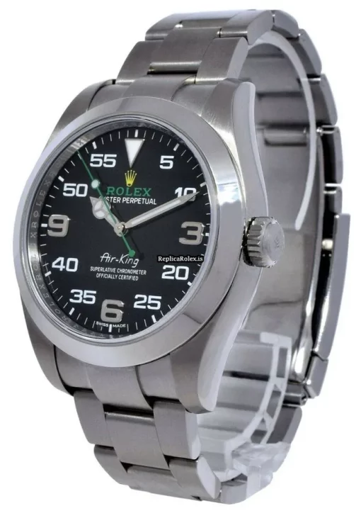 Excellent Replica Rolex Air King 116900 Automatic Movement 40mm Steel Case Mens/unisex Watch - Image 8