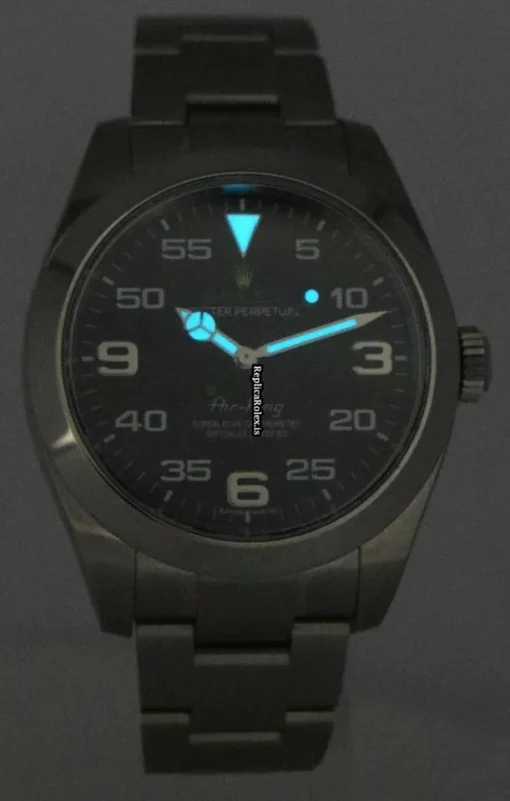 Excellent Replica Rolex Air King 116900 Automatic Movement 40mm Steel Case Mens/unisex Watch - Image 9