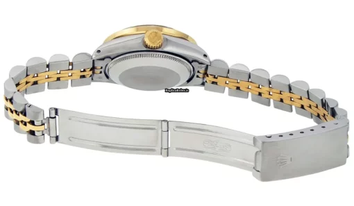 Awesome Replicas Rolex Datejust Caliber 2030 Automatic Movement 26mm Gold/steel Case Womens Watch - Image 6