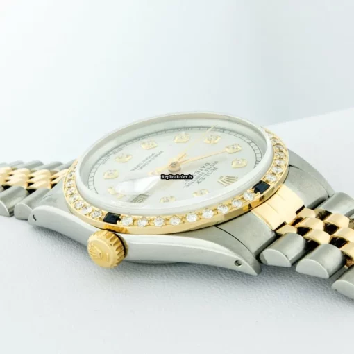 Great Fake Rolex Datejust 16013 Caliber 3035 Automatic Movement 36mm Gold/steel Case Mens/unisex Watch - Image 10