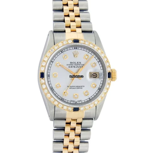 Great Fake Rolex Datejust 16013 Caliber 3035 Automatic Movement 36mm Gold/steel Case Mens/unisex Watch - Image 2