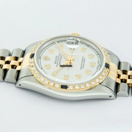 Great Fake Rolex Datejust 16013 Caliber 3035 Automatic Movement 36mm Gold/steel Case Mens/unisex Watch - Image 7