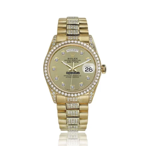 Distinctive Copies Rolex Day-date 36 18038 Automatic Movement Mens/unisex Watch - Image 2