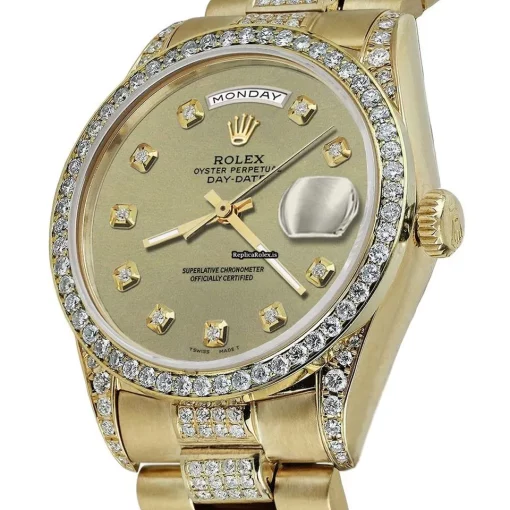 Distinctive Copies Rolex Day-date 36 18038 Automatic Movement Mens/unisex Watch - Image 5