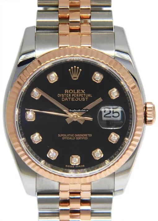 Neat Replica Rolex Datejust 116231 Automatic Movement 36mm Gold/steel Case Watch - Image 10