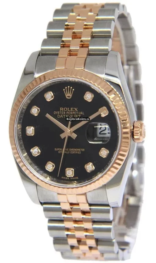 Neat Replica Rolex Datejust 116231 Automatic Movement 36mm Gold/steel Case Watch - Image 2