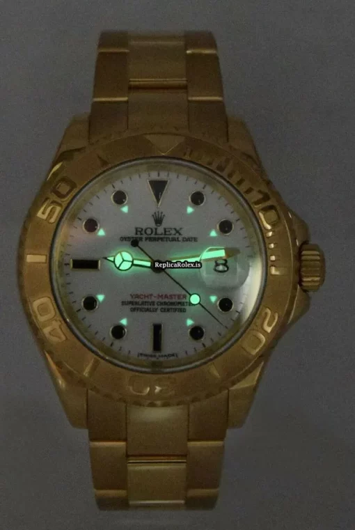 Durable Replica Rolex Yacht-master 16628 Automatic Movement 40mm Yellow Gold Case Mens/unisex Watch - Image 10