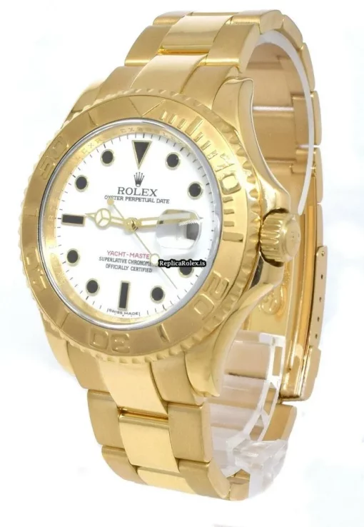 Durable Replica Rolex Yacht-master 16628 Automatic Movement 40mm Yellow Gold Case Mens/unisex Watch - Image 3