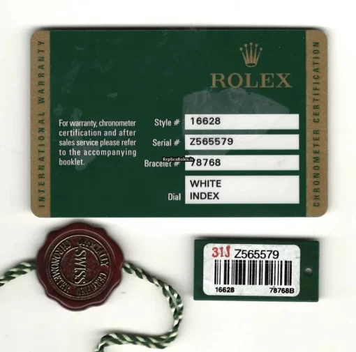 Durable Replica Rolex Yacht-master 16628 Automatic Movement 40mm Yellow Gold Case Mens/unisex Watch - Image 5