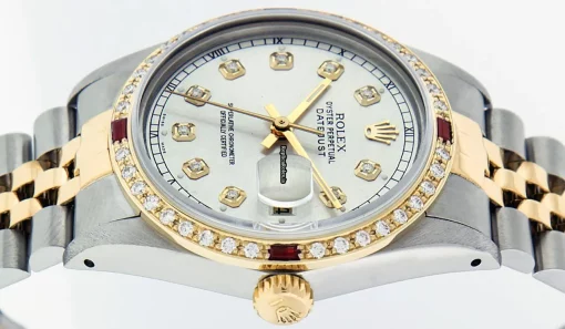 Fantastic Replica Rolex Datejust 16013 Caliber 3035 Automatic Movement 36mm Gold/steel Case Mens/unisex Watch - Image 11