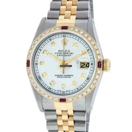 Fantastic Replica Rolex Datejust 16013 Caliber 3035 Automatic Movement 36mm Gold/steel Case Mens/unisex Watch - Image 2