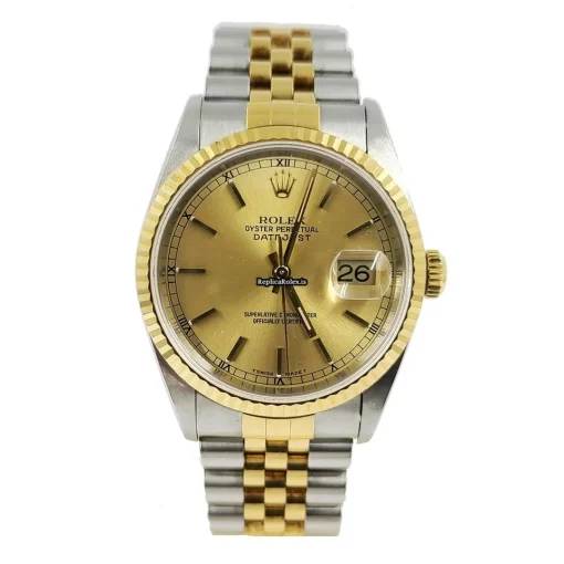 Amazing Replica Rolex Datejust 16233 Caliber 3135 Automatic Movement 36mm Gold/steel Case Mens/unisex Watch