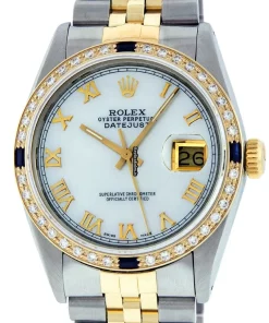 Attractive Fake Rolex Datejust 16013 Caliber 3035 Automatic Movement 36mm Gold/steel Case Mens/unisex Watch